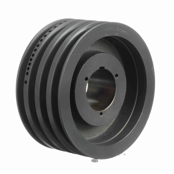 4 Groove Cast Iron Bushed Bore Multiple Variable Pitch Sheave, 4MVC120R